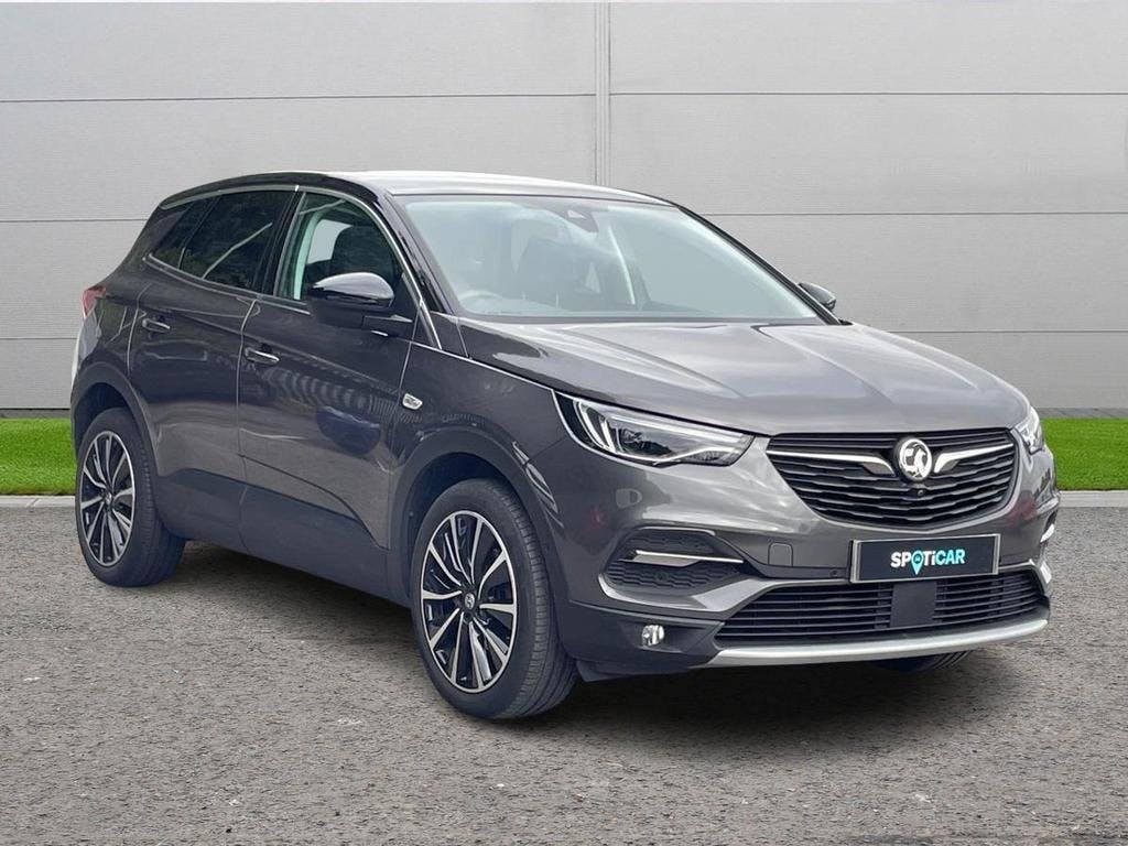 Grey Vauxhall Grandland X 1.2 Turbo Ultimate Euro 6 (s/s) 5dr 2021