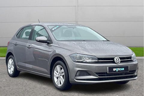 Grey Volkswagen Polo 1.0 TSI SE DSG Euro 6 (s/s) 5dr 2018
