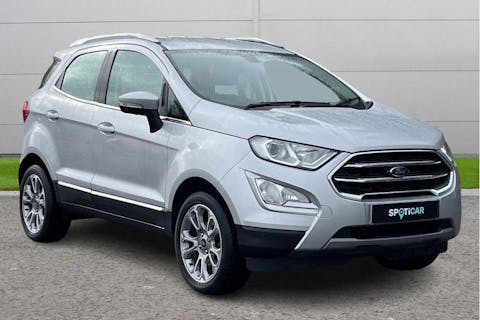 Silver Ford Ecosport 1.0t Ecoboost Titanium Euro 6 (s/s) 5dr 2018