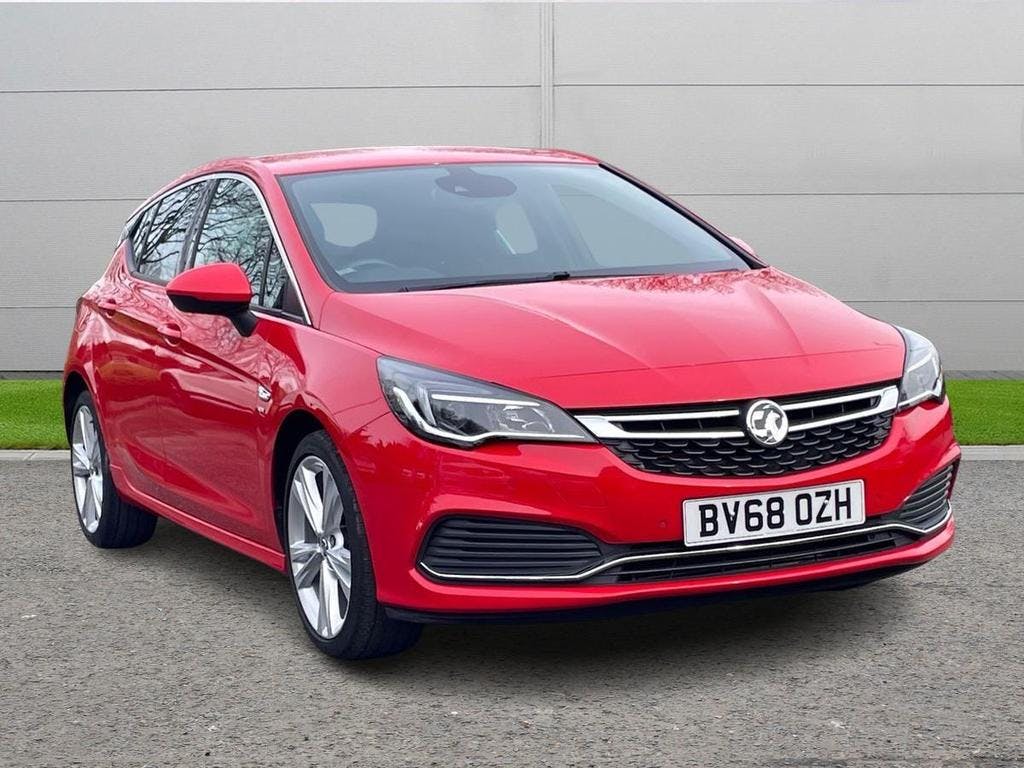 Red Vauxhall Astra 1.4i Turbo SRi Vx Line Nav Euro 6 5dr 2019