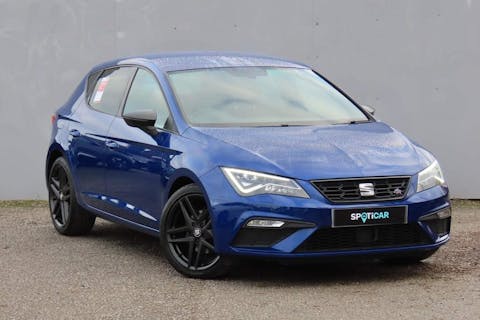 Blue SEAT Leon 1.5 TSI Evo Fr Black Edition DSG Euro 6 (s/s) 5dr 2020