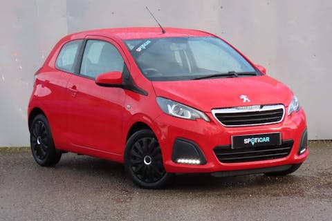 Red Peugeot 108 1.0 Active Euro 6 3dr 2016