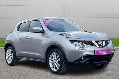 Silver Nissan Juke 1.2 Dig-t N-connecta Euro 6 (s/s) 5dr 2017