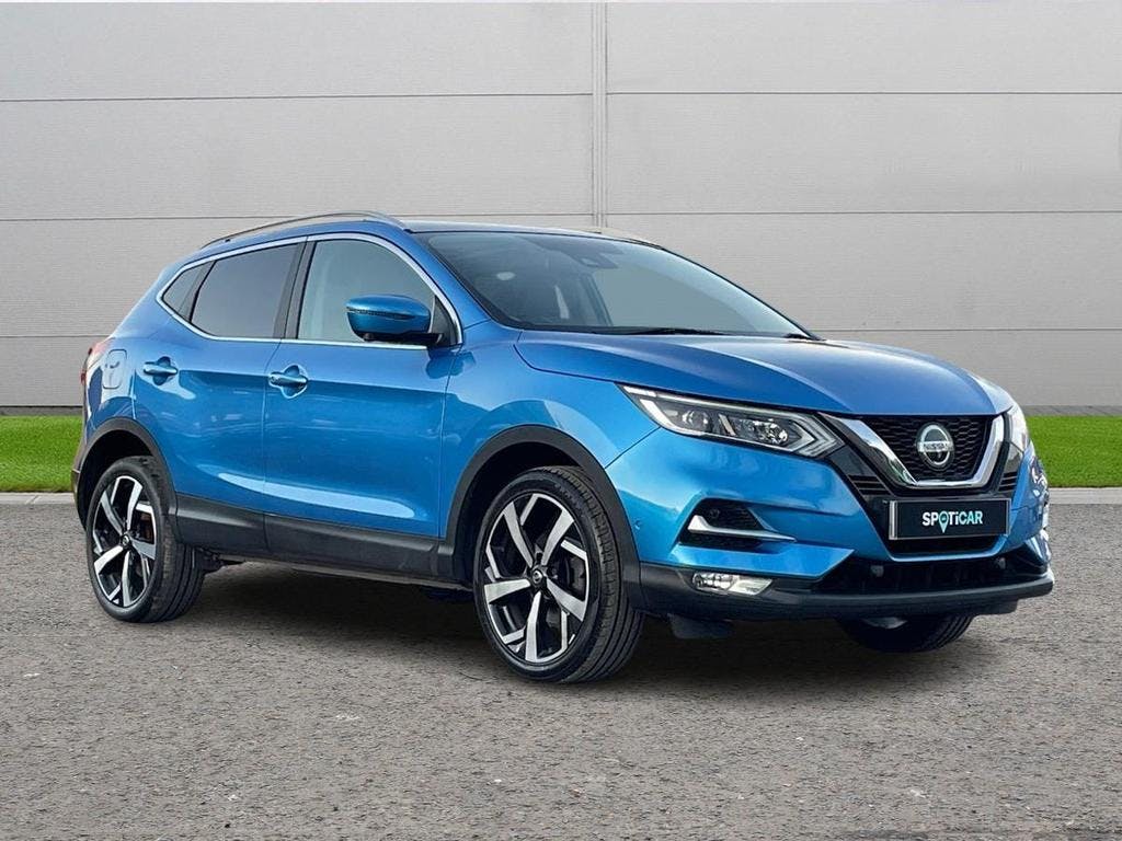 Blue Nissan Qashqai 1.2 Dig-t Tekna Euro 6 (s/s) 5dr 2018