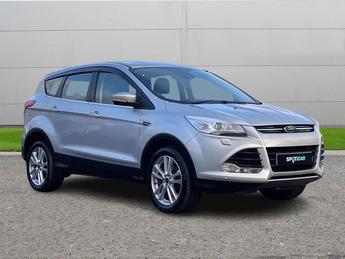 Silver Ford Kuga 2.0 TdCi Titanium X Powershift Awd Euro 6 (s/s) 5dr 2015