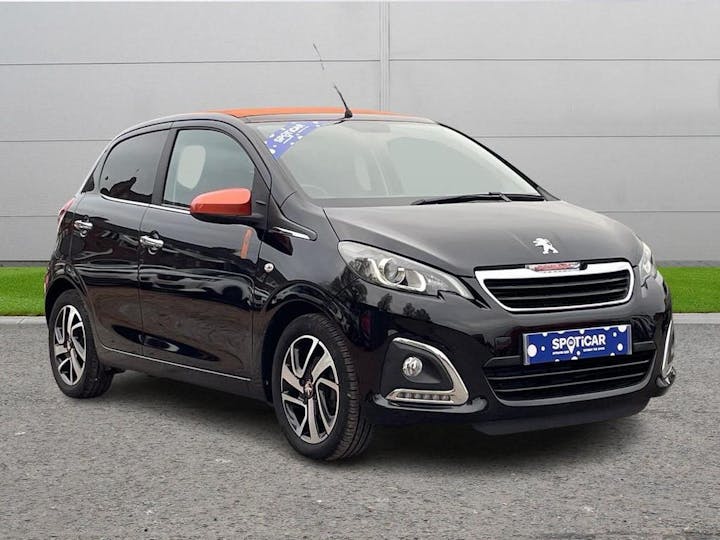 Black Peugeot 108 1.2 Puretech Roland Garros Top! Euro 6 5dr 2017