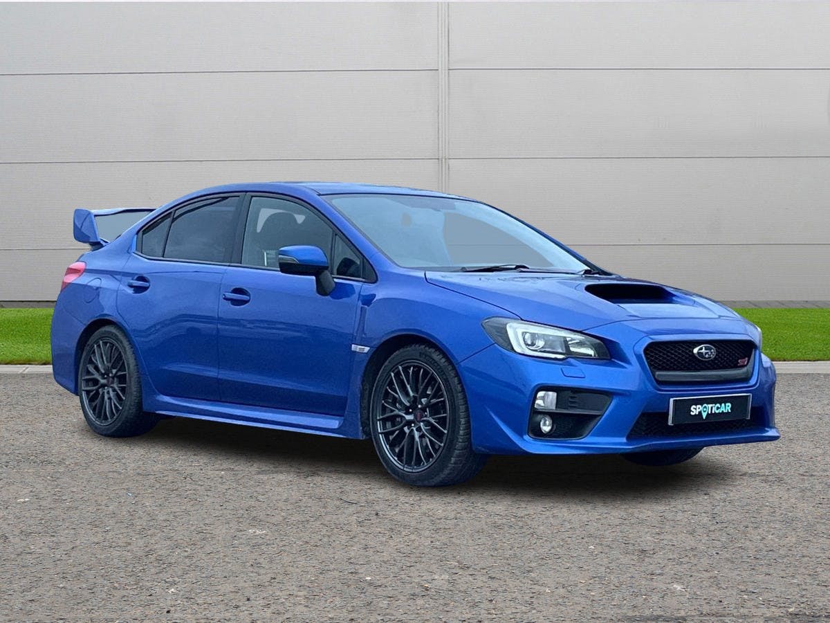 Blue Subaru Wrx Sti 2.5t Type Uk 4wd Euro 6 4dr 2016