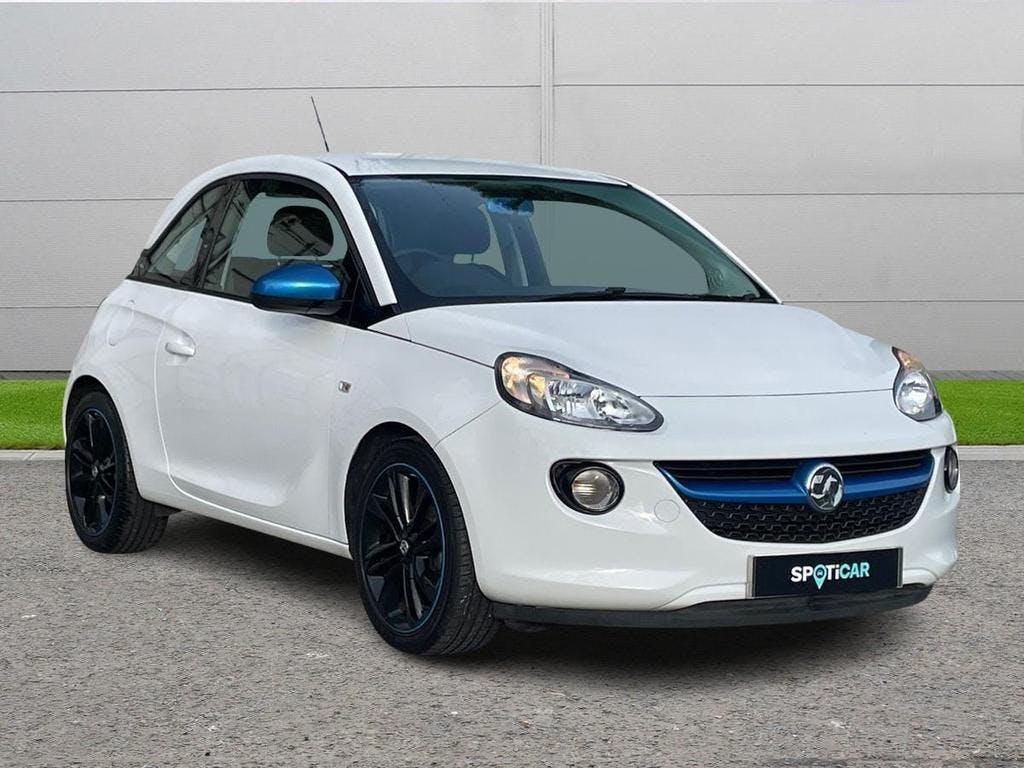 White Vauxhall Adam 1.2i Jam Euro 6 3dr 2016