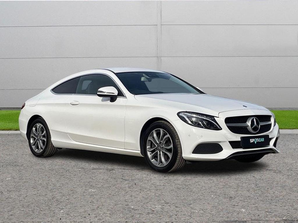 White Mercedes-Benz C Class 2.0 C300 Sport 7g-tronic+ Euro 6 (s/s) 2dr 2016