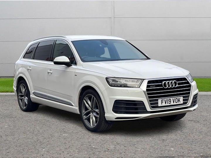 White Audi Q7 3.0 TDI V6 50 S Line Tiptronic Quattro Euro 6 (s/s) 5dr 2019