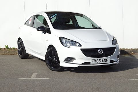 White Vauxhall Corsa Limited Edition 2015