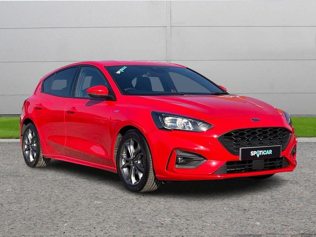 Red Ford Focus 1.0t Ecoboost ST-Line Euro 6 (s/s) 5dr 2019