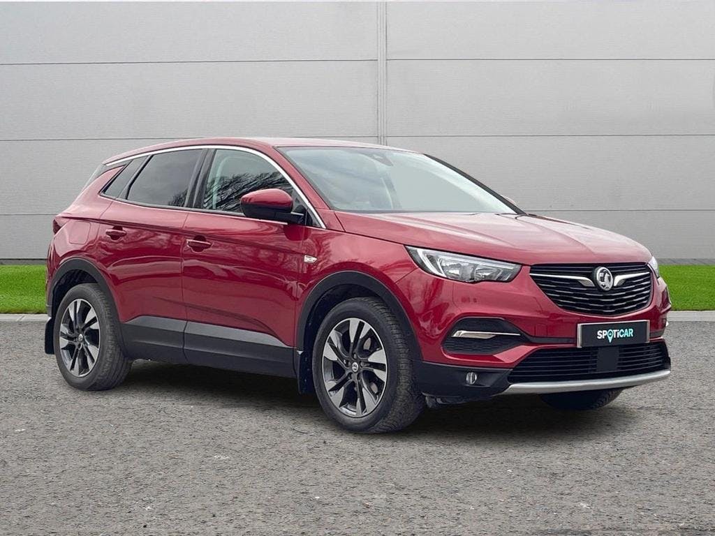 Red Vauxhall Grandland X 1.2 Turbo Sport Nav Auto Euro 6 (s/s) 5dr 2018