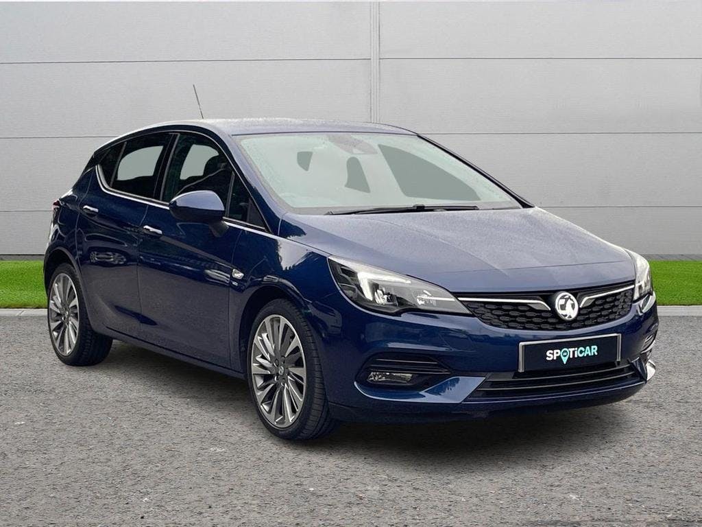 Blue Vauxhall Astra 1.2 Turbo SRi Vx Line Nav Euro 6 (s/s) 5dr 2020