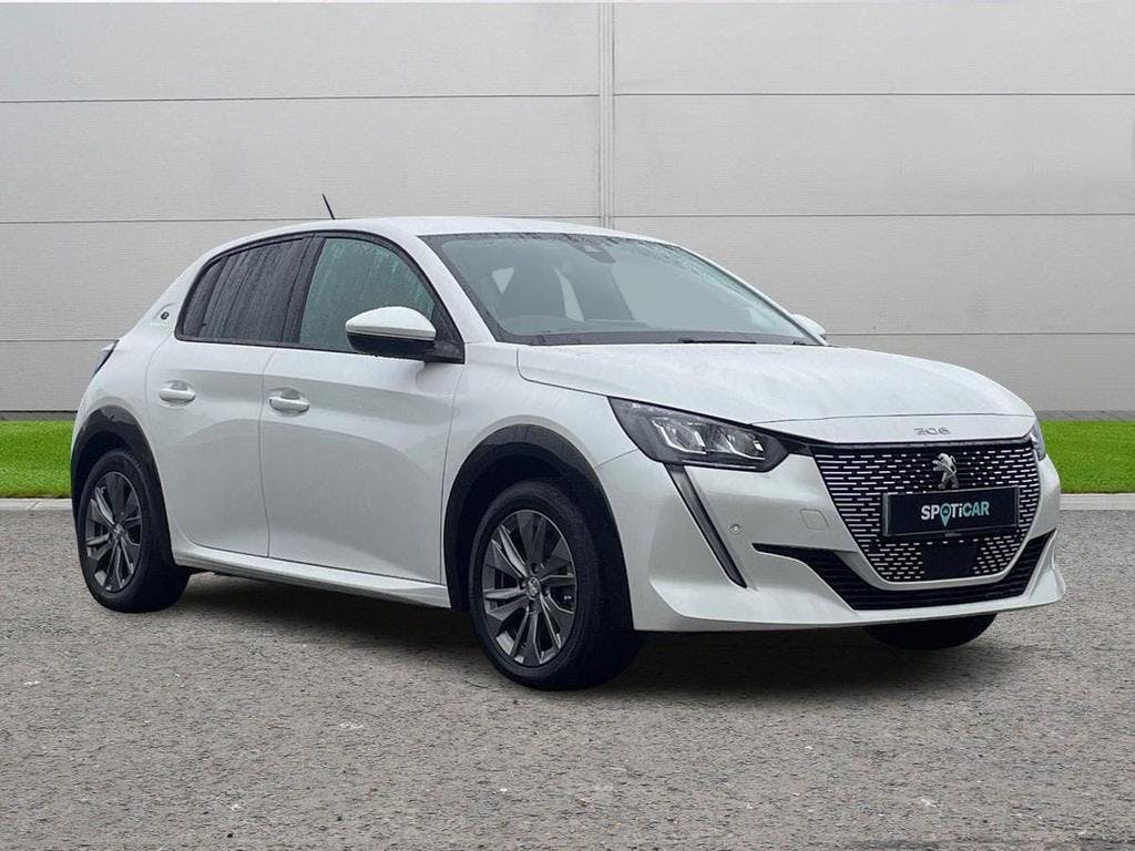 White Peugeot E 208 50kwh Allure Premium Auto 5dr 2021