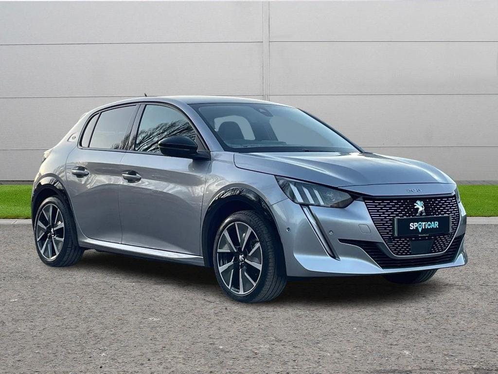 Grey Peugeot E 208 50kwh GT Auto 5dr 2021