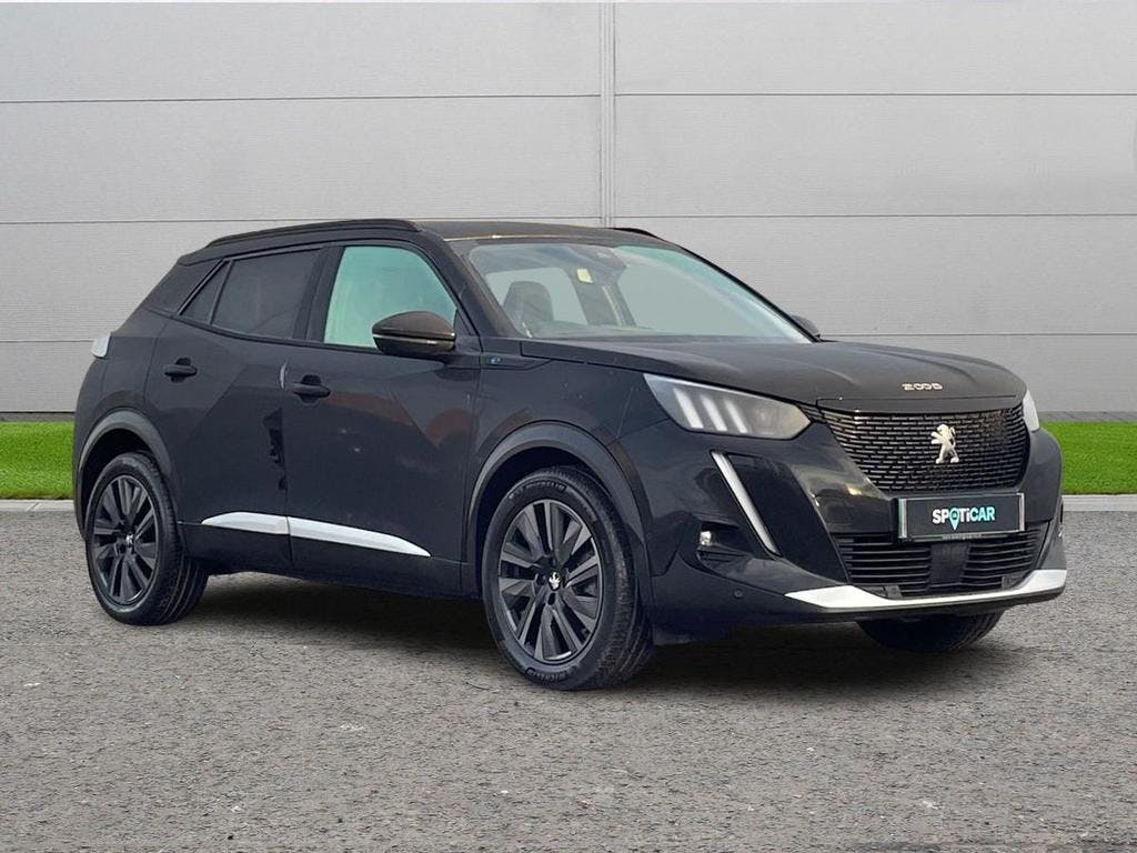 Black Peugeot E 2008 50kwh GT Premium Auto 5dr 2022