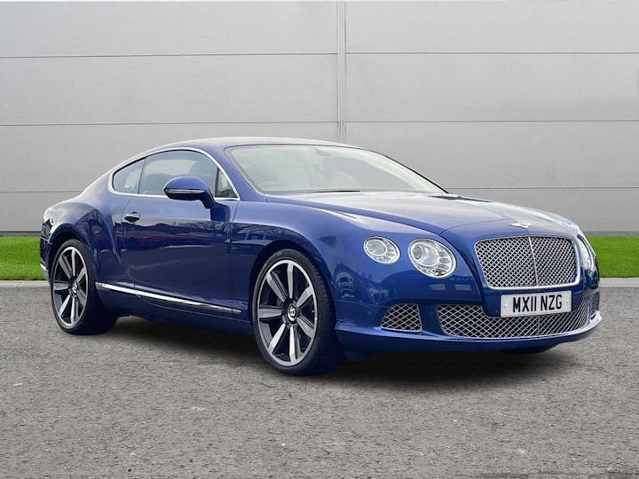 Blue Bentley Continental 6.0 Flexfuel GT Auto 6spd 4wd Euro 5 2dr 2011