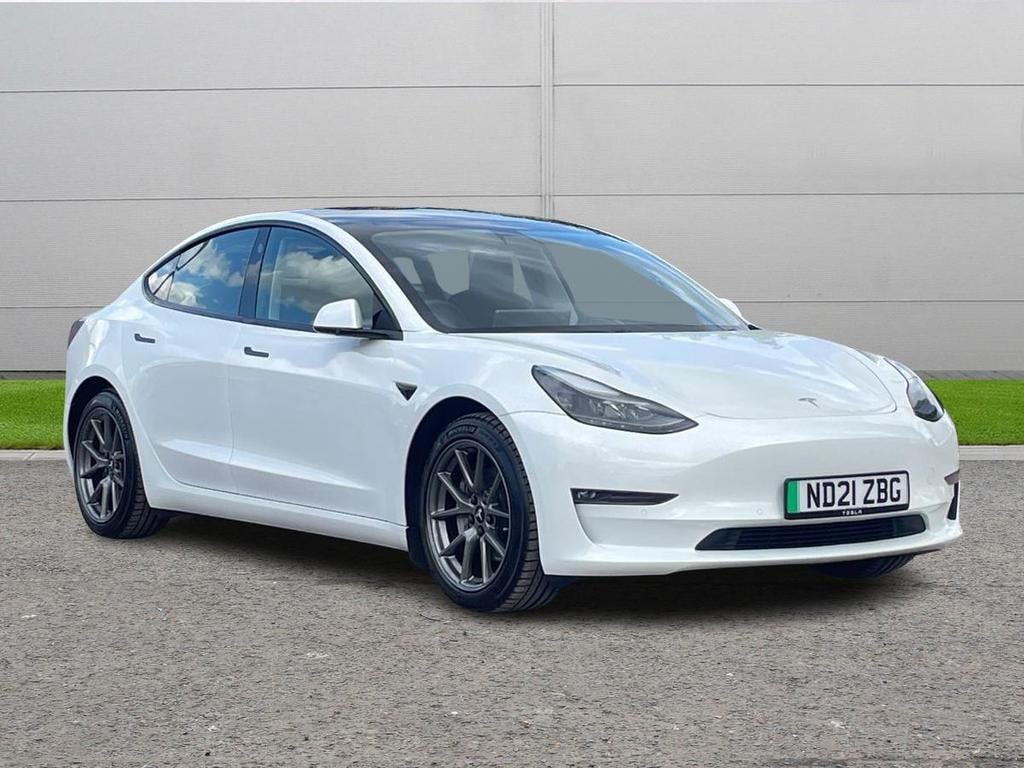 White Tesla Model 3 (dual Motor) Long Range Auto 4wde 4dr 2021
