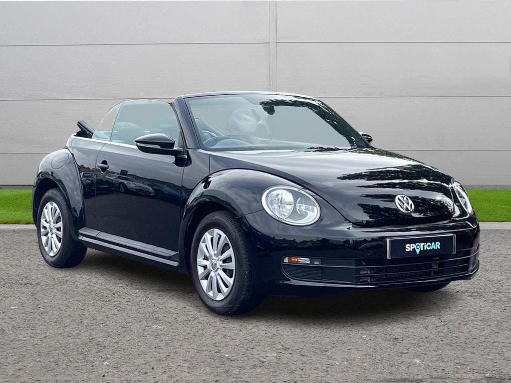 Black Volkswagen Beetle 1.2 TSI Bluemotion Tech Cabriolet Euro 6 (s/s) 2dr 2015