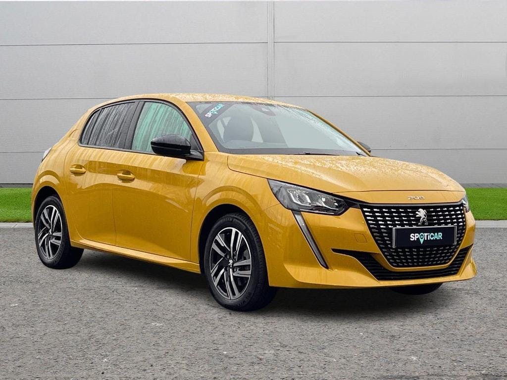 Yellow Peugeot 208 1.2 Puretech Active Premium + Euro 6 (s/s) 5dr 2023