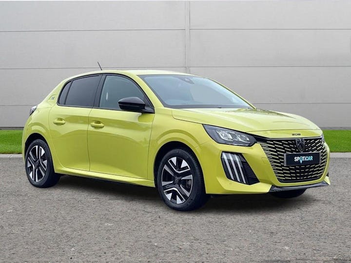 Yellow Peugeot E 208 50kwh E-style Auto 5dr (7.4kw Charger) 2023