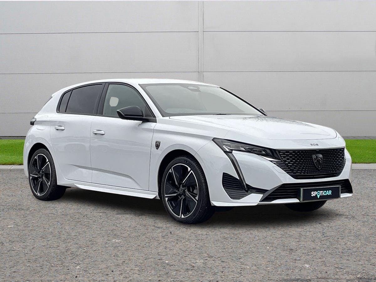 White Peugeot E 308 54kwh GT Auto 5dr 2024