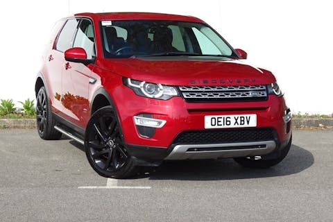 Red Land Rover Discovery Sport Td4 Hse Luxury 2016