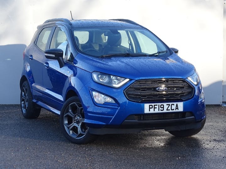 Blue Ford Ecosport 1.0t Ecoboost ST-Line SUV 5dr Petrol Manual Euro 6 (s/s) (100 Ps) 2019