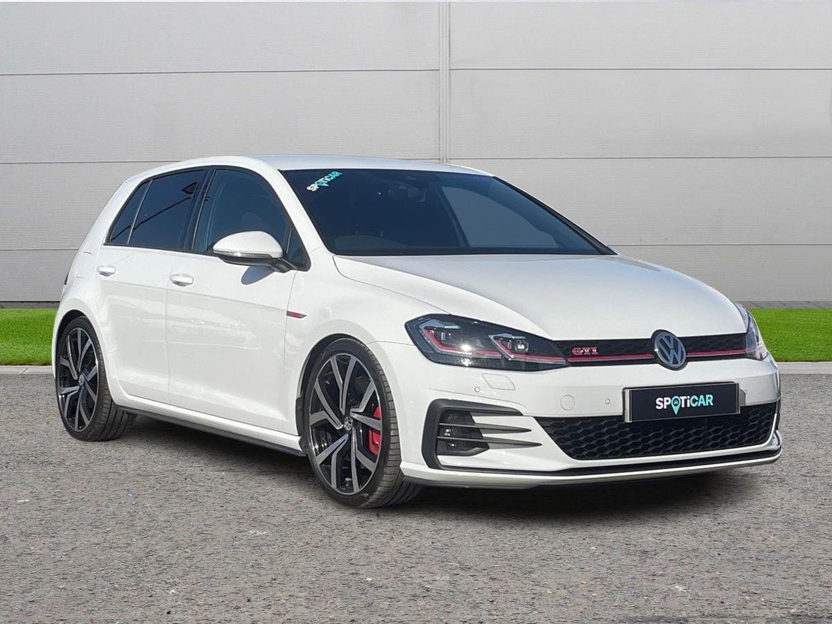 White Volkswagen Golf 2.0 TSI GTi Performance DSG Euro 6 (s/s) 5dr 2019