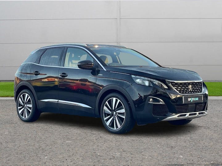 Black Peugeot 3008 1.5 Bluehdi GT Line Premium Euro 6 (s/s) 5dr 2019