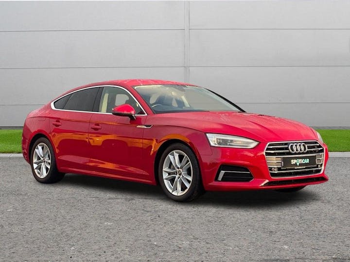 Red Audi A5 2.0 TDI Ultra Sport Sportback Euro 6 (s/s) 5dr 2017