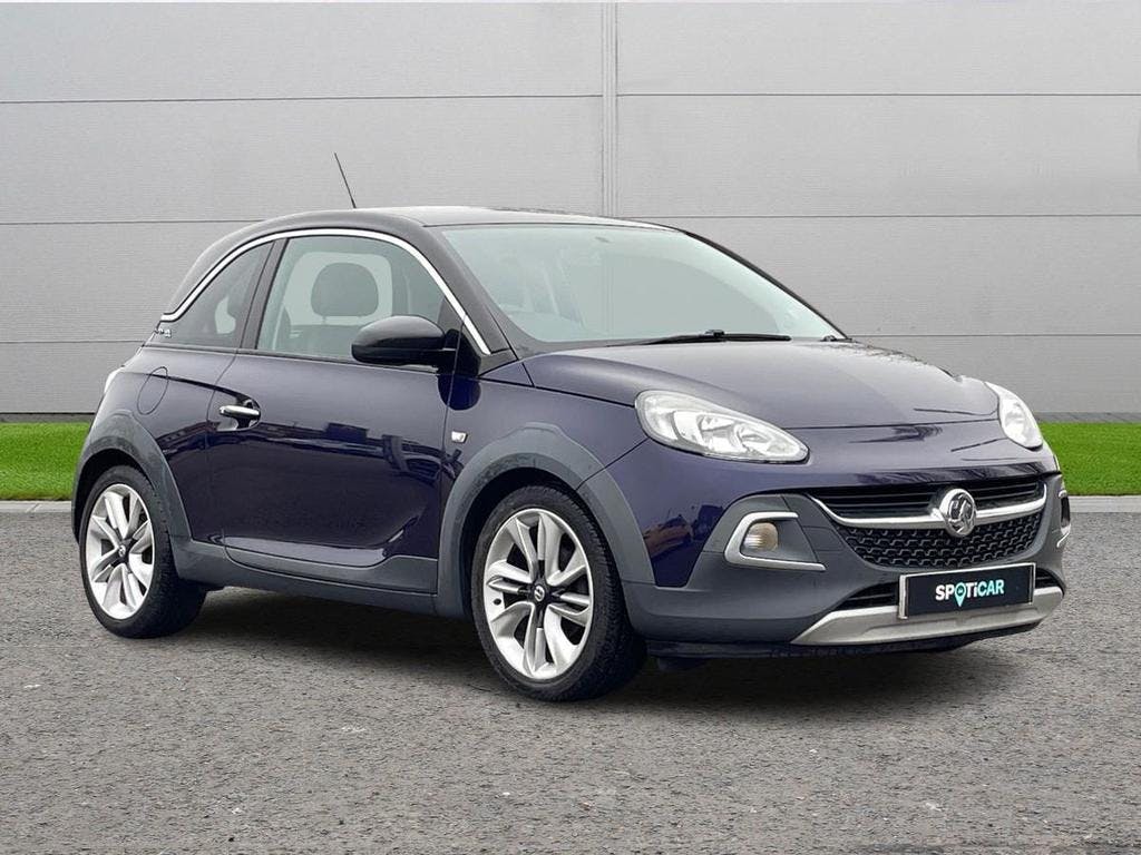 Blue Vauxhall Adam 1.4i Rocks Euro 6 3dr 2015