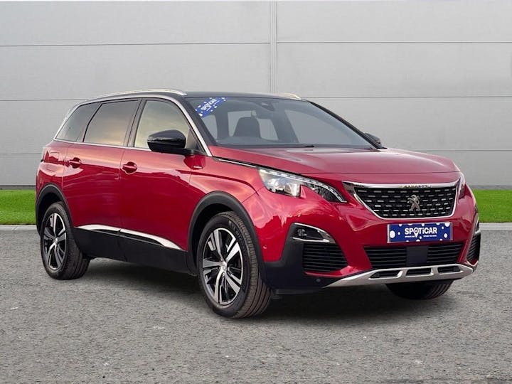 Red Peugeot 5008 1.5 Bluehdi GT Line Eat Euro 6 (s/s) 5dr 2020