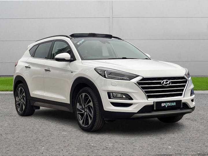 White Hyundai Tucson 2.0 CRDi Premium SE Auto 4wd Euro 6 (s/s) 5dr 2018