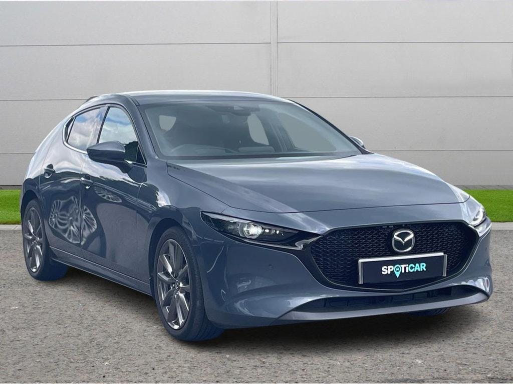 Grey Mazda Mazda3 2.0 Skyactiv-g Mhev GT Sport Tech Euro 6 (s/s) 5dr 2019
