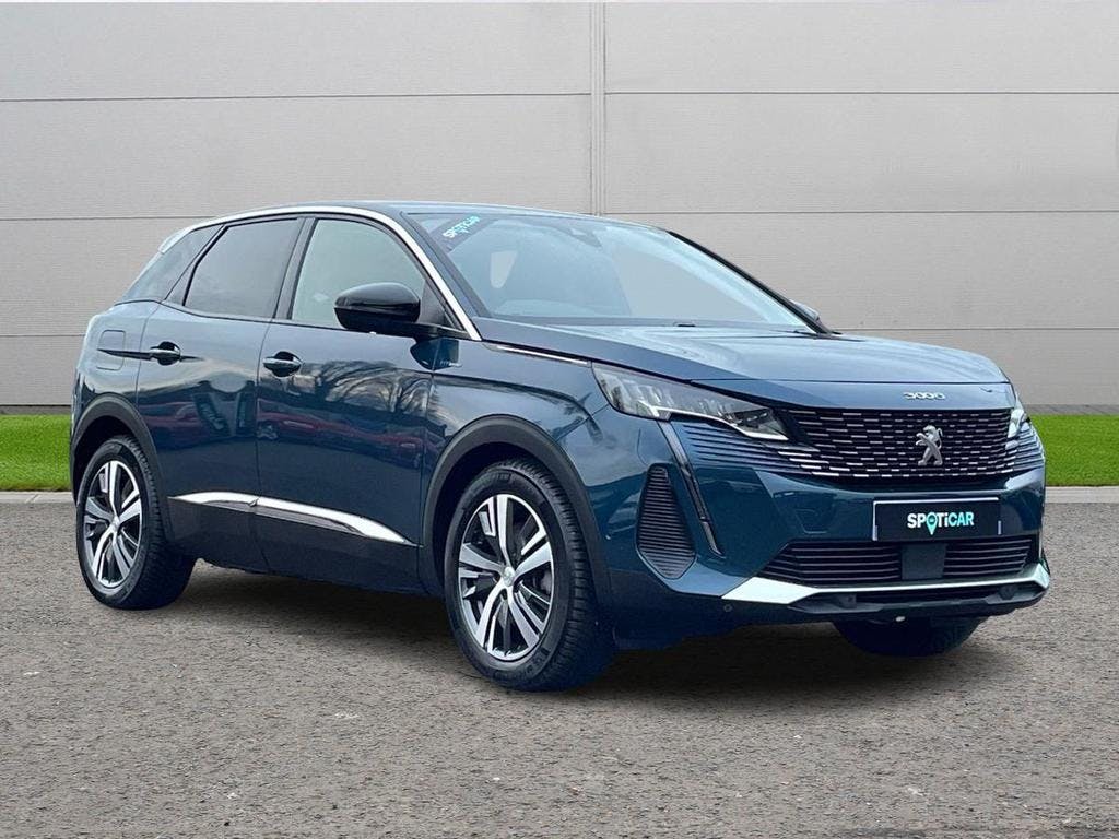 Blue Peugeot 3008 1.6 13.2kwh Allure E-eat Euro 6 (s/s) 5dr 2022