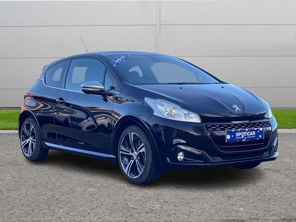 Black Peugeot 208 1.6 Thp GTi Prestige Euro 6 (s/s) 3dr 2017