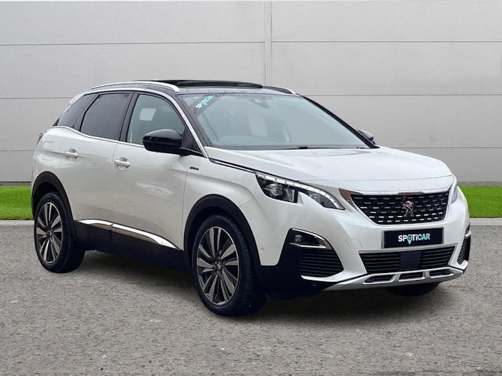 White Peugeot 3008 1.6 Thp GT Line Premium Eat Euro 6 (s/s) 5dr 2018