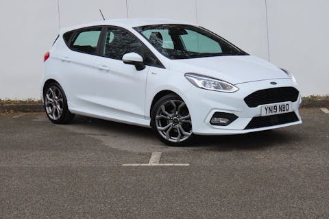 White Ford Fiesta 1.0t Ecoboost ST-Line Euro 6 (s/s) 5dr 2019