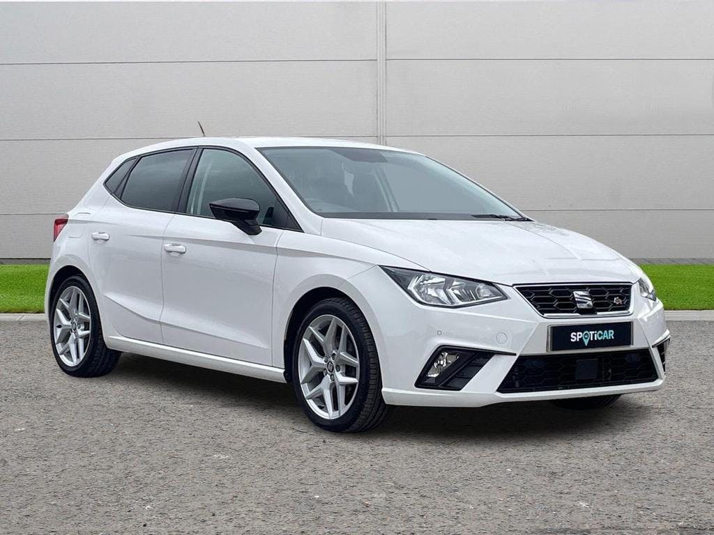 White SEAT Ibiza 1.5 TSI Evo Fr Euro 6 (s/s) 5dr 2018