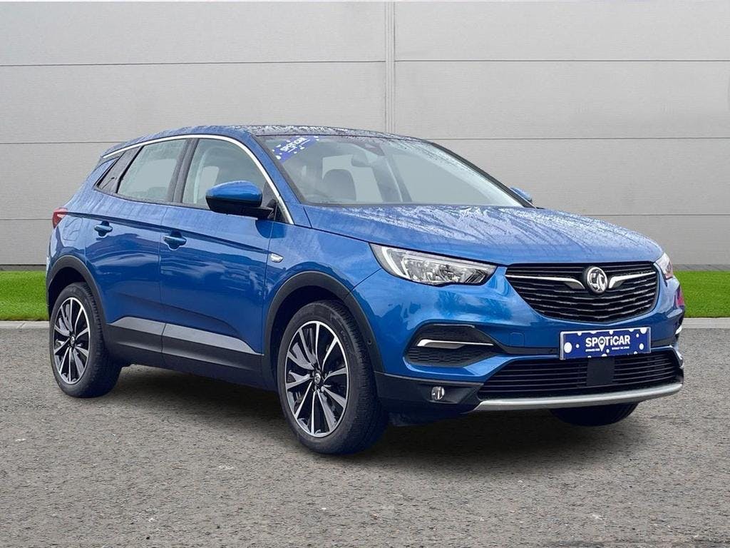 Blue Vauxhall Grandland X 1.2 Turbo Elite Nav Euro 6 (s/s) 5dr 2021