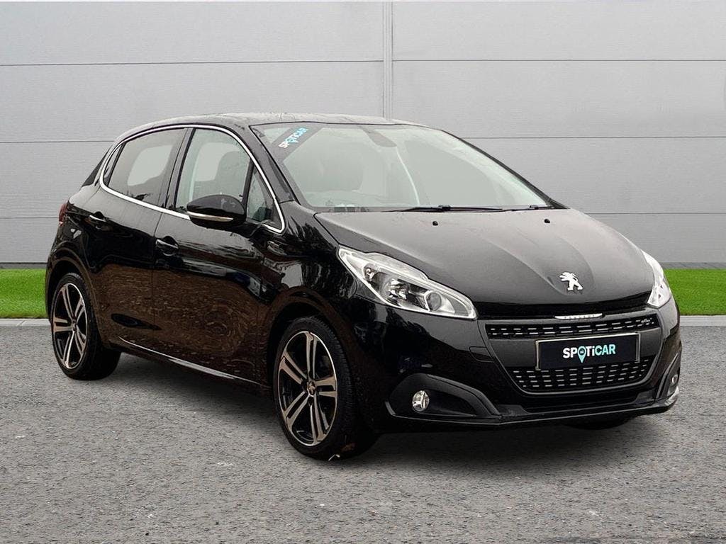 Black Peugeot 208 1.2 Puretech Gpf GT Line Euro 6 (s/s) 5dr 2019