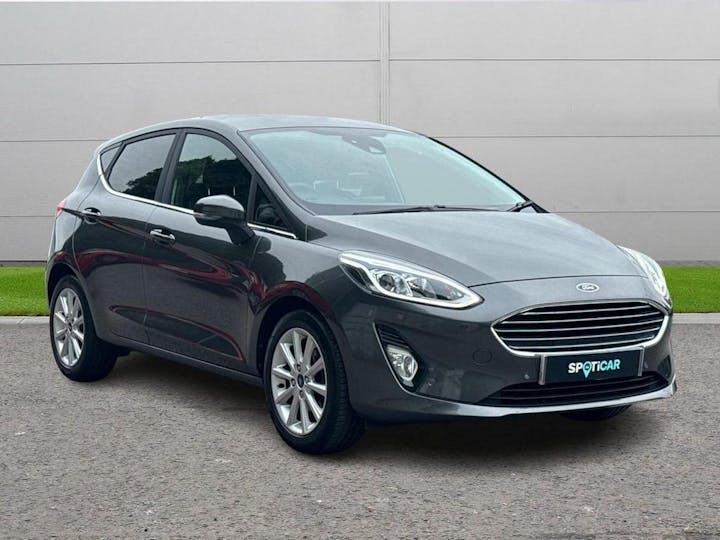 Grey Ford Fiesta 1.0t Ecoboost Titanium Euro 6 (s/s) 5dr 2018