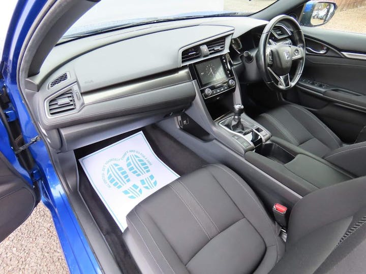 Blue Honda Civic 1.6 I-Dtec SR Euro 6 (s/s) 5dr 2018