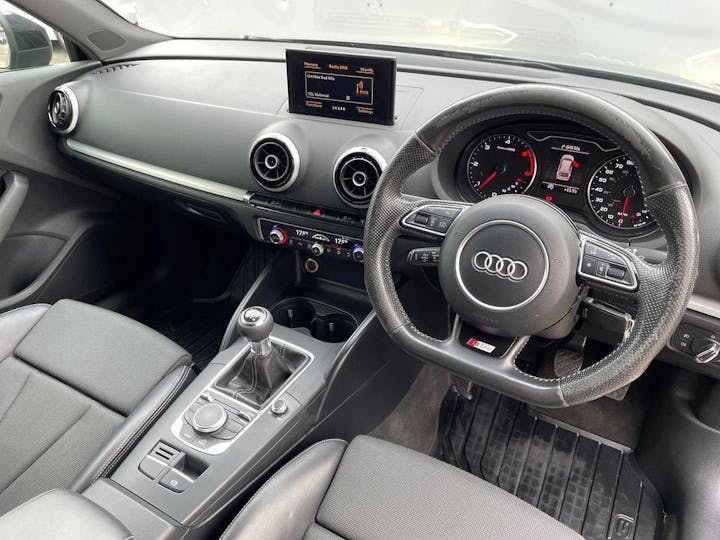 Grey Audi A3 2.0 TDI S Line Sportback Euro 5 (s/s) 5dr 2014