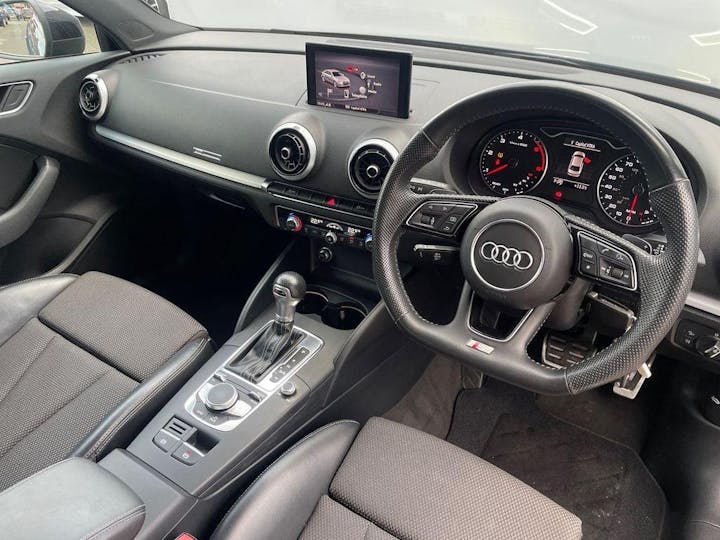 Grey Audi A3 2.0 TDI 35 Black Edition S Tronic Euro 6 (s/s) 4dr 2019