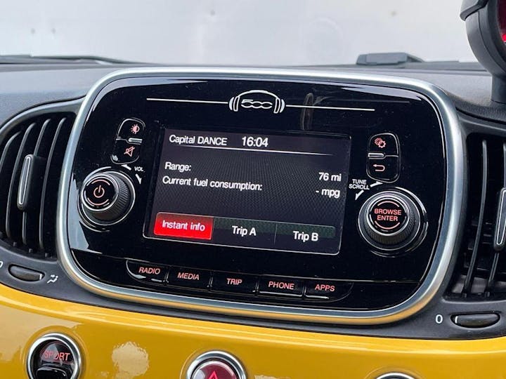 Yellow Abarth 595 1.4 T-jet 70th Euro 6 3dr 2019