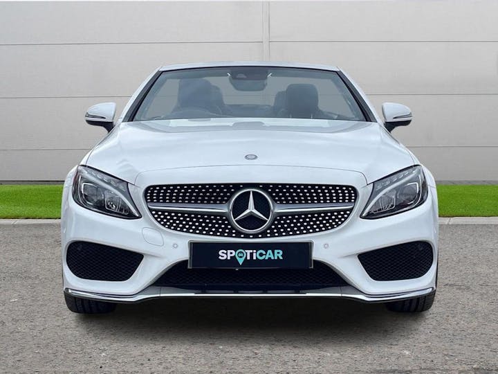 White Mercedes-Benz C Class 2.1 C220d AMG Line Cabriolet G-tronic+ Euro 6 (s/s) 2dr 2017