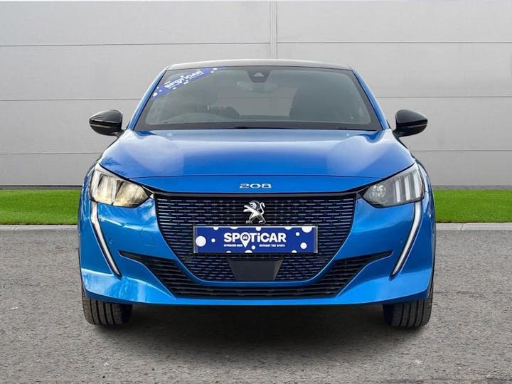 Blue Peugeot E 208 50kwh GT Premium Auto 5dr 2021